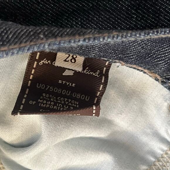 7 For All Mankind Women’s Bootcut Jeans Size 28 Dark Wash - Picture 4 of 5